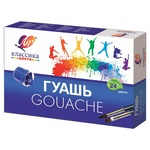 Гуашь ЛУЧ Классика 24 цвета по 20 мл, без кисти картонная упаковка 28С 1681-08