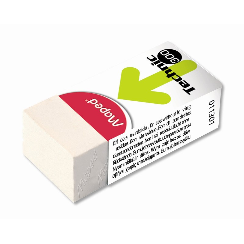 Ластик Maped Technic mini, виниловый, 39х18х12 мм