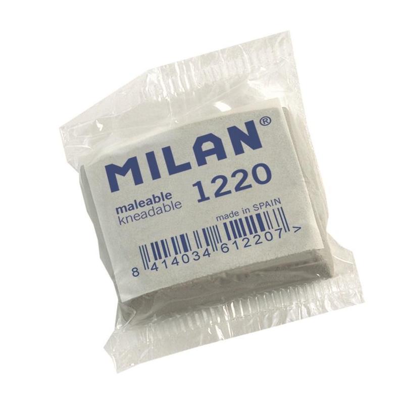 Ластик-клячка Milan 1220 каучуковый 37х28х10 мм
