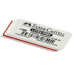 Ластик Faber-Castell "Latex-Free", скошенный, синтетический каучук, 50х19х8мм 180840