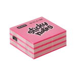 Cтикеры Attache Selection, 51х51 мм, 2 цвета, розовые, неоновые, 250 л
