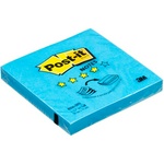 Стикеры Z-сложения Post-it Original R330-OPB 76х76 мм неоновые голубые для диспенсера 1 блок 100 л