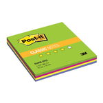 Стикеры Post-it Original 654RB-SPEE Весенняя радуга 76x76 мм неоновые 4 цвета 1 блок, 100 листов