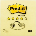 Стикер Z-сложения 3M Post-it Original R330, 76х76 мм, пастельный желтый, 100 л