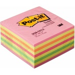 Стикеры Post-it Original 2028-NP 76х76 мм неоновые 5 цветов 1 блок, 450 листов
