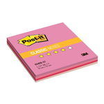 Стикеры Post-it Original 654RB-ST Клубничная радуга 76x76 мм неоновые 4 цвета 1 блок, 100 листов
