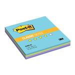 Стикеры Post-it Original 654RB-AQ Радуга акватик 76x76 мм неоновые 4 цвета (1 блок, 100 л
