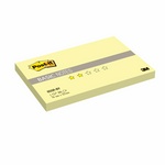 Стикеры 3M Post-it Basic 655R-BY, 76×127 мм, канареечный желтый, 100 л