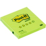 Стикеры Post-it Original 654-ONG Весна 76x76 мм неоновые салатовые 1 блок, 100 листов