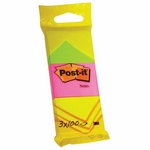Стикер 3M Post-it Classic 6812 38х51 мм, разноцветные