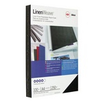 Обложки для переплета A4 GBC CE050010 LinenWeave картон под лен, черный 100 л. 250 г/м