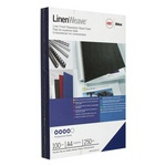 Обложки для переплета A4 GBC CE050029 LinenWeave картон под лен, синий 100 л. 250 г/м