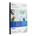 Обложки для переплета А4 GBC CE012080E HiClear 200 мкм прозрачные, пластиковые.