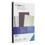Обложки для переплета А4 GBC CE011820E ColorClear 180 мкм синие, пластиковые, прозрачные тонированны…