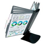 Демо-система ProMega office настольная, металлическое основание, 10 панелей, цвет черный.