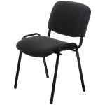 Стул Furniture РС10-101-01 Изо, каркас чёрный, обивка ткань чёрная