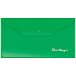 Папка-конверт на кнопке С6 Berlingo AKk_06304, 180 мкм, зеленая