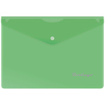 Папка-конверт на кнопке A5 Berlingo OBk_05004, 180 мкм, зеленая