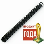 Пружины для переплета пластиковые BRAUBERG 530924, 19 мм черные 100 шт