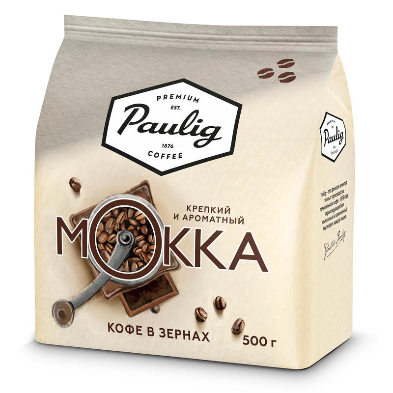 Зерновой кофе Paulig Mokka, зерно 500 г