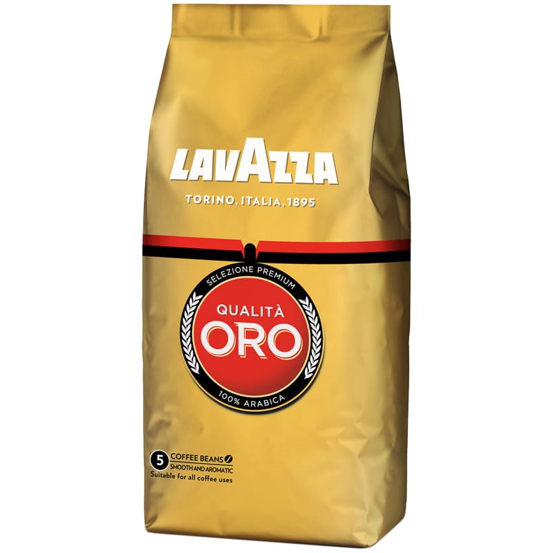 Кофе в зернах Lavazza "Qualita. Oro", вакуумный пакет, 500г