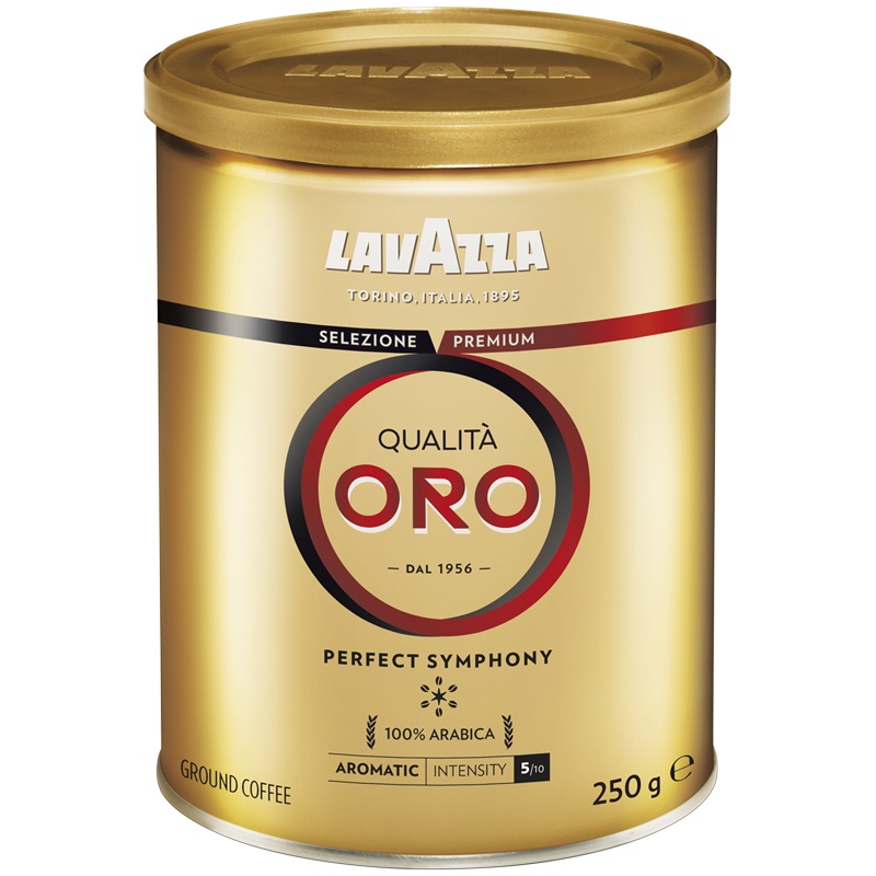 Кофе молотый Lavazza Qualita. Oro 2058, жестяная банка, 250 г