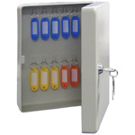Шкаф для ключей KB-20 для 20 ключей, 250х180х80 мм, цвет серый