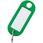 Бирки для ключей пластиковые OfficeSpace 268450, 10 шт. в упак, зеленые