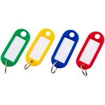Бирки для ключей пластиковые OfficeSpace 268448, 10 шт. в упак, ассорти