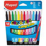 Фломастеры Maped Long Life, 12 цветов