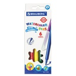 Фломастеры BRAUBERG PREMIUM 151656, УЛЬТРАСМЫВАЕМЫЕ, 6 цветов