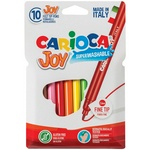 Фломастеры Carioca Joy 40528 смываемые, картон 10 цветов набор