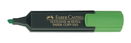 Маркер-выделитель текста Faber-Castell 154863, цвет зеленый