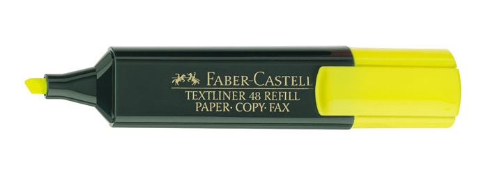 Маркер-выделитель текста Faber-Castell 154807, цвет желтый