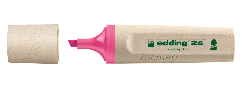 Маркер выделитель текста Edding ECO 24/9 розовый 2-5 мм