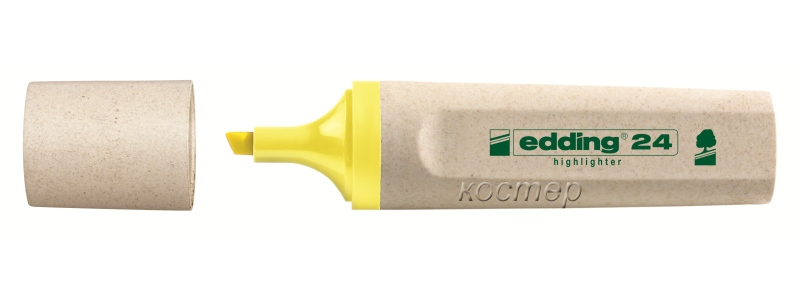 Маркер выделитель текста Edding ECO 24/5 желтый 2-5 мм