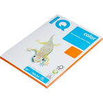 Бумага цветная IQ Color А4, 80 г/м.кв, 100 л. OR43 оранжевый