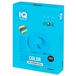Бумага цветная А4, IQ COLOR, 160 г/м.кв, 250 л. AB48 светло-синий