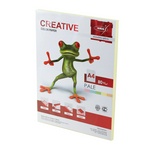 Бумага CREATIVE color БПpr-100ж, А4, 80 г/м2, 100 л, пастель, желтая