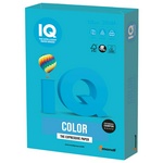 Бумага цветная IQ Color А4, 120 г/м2, 250 л. AB48 интенсив, светло-синяя