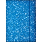 Папка на резинках Attache, A4, картонная синий, 370 г/м²