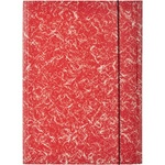 Папка на резинках Attache, A4, картонная красная, 370 г/м²