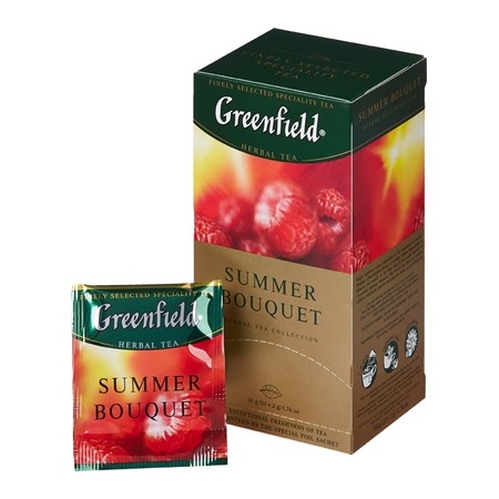 Чай Greenfield Summer Bouquet, травяной, 25 пакетиков