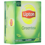 Чай Lipton Green, зеленый, 100 пакетиков