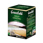 Чай Greenfield Milky Oolong, зеленый, 20 пакетиков