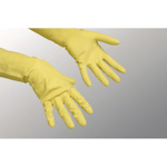 Перчатки резиновые Vileda Professional Контракт желтые размер 7, S, 101016