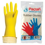 Перчатки резиновые латексные Paclan Professional, M