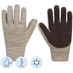 Перчатки полушерст 3-сл с наладонник(флис/шелтер/спилок)Чибис ШС р.10(утеп)