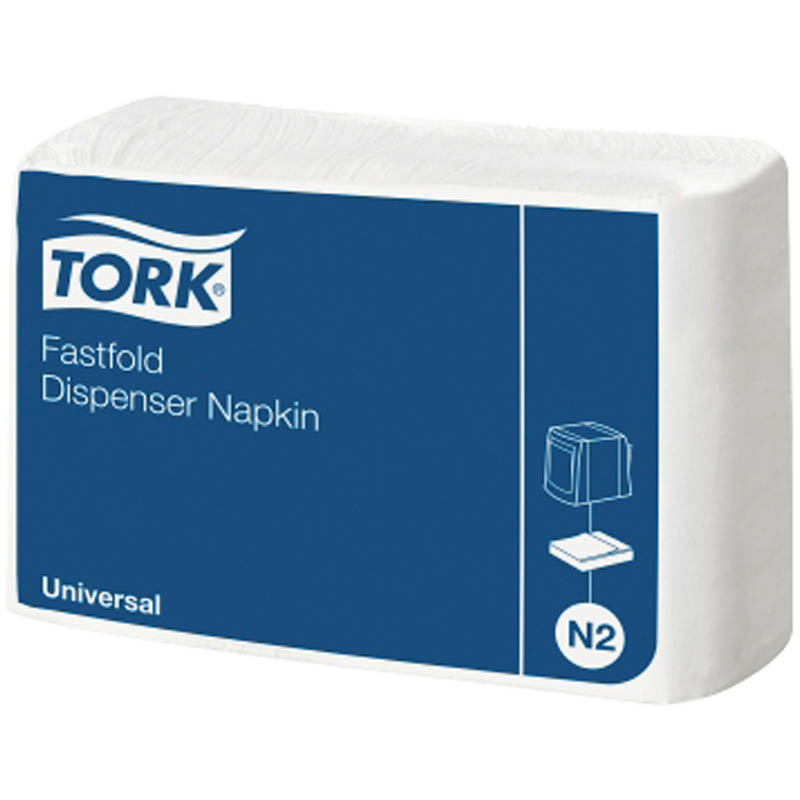 Салфетки бумажные для диспенсера Tork Universal N2 10903, 1-слойные, 250 шт. пач