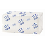 Салфетки сервировочные Luscan Profi Pack 1-слойные, белые с тиснением, 24x24 см, 400 шт. в упак